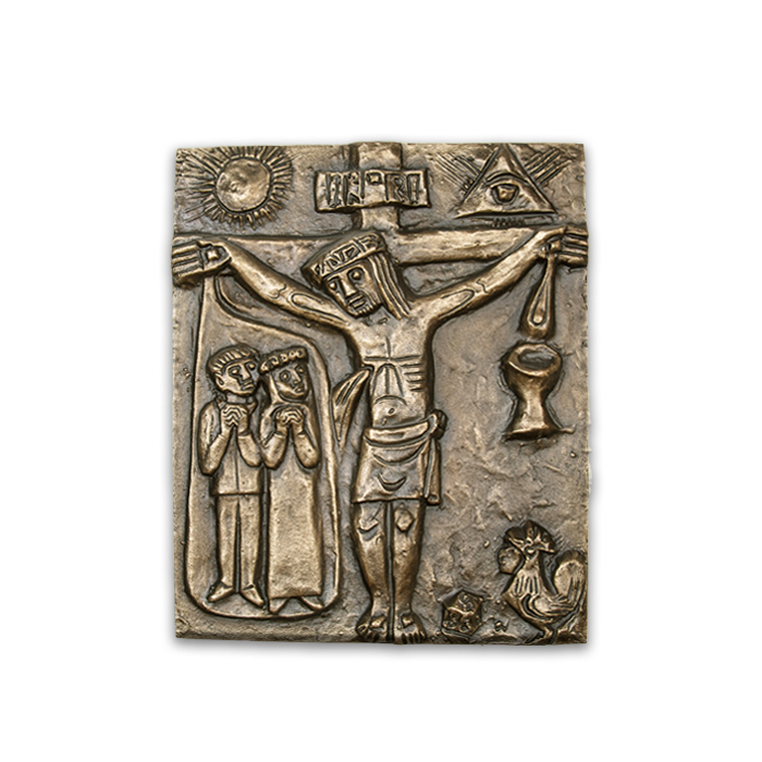 K0118 "Brautpaar unter dem Kreuz"